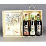 A case of Fabiano Classico wines, comprising of three bottles, Bardolino, Soave and Valpolicella,