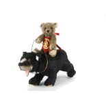 A Steiff Limited Edition for Japan Kinatro Bear Set, designed for Takara Ltd, 546 of 1500, in