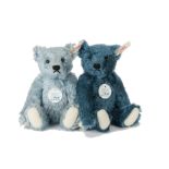 A Steiff Limited Edition for North America Forever Friends Blue 23, two different blue teddy