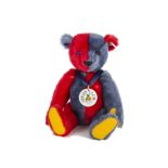 A Steiff Club Edition Teddy Bear Harlequin 1925, 4645 for the year 2000/2001, in original box with