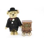 A Steiff Limited Edition for KaDeWe Teddybär Leierkastenmann, 375 of 1000 with barrel organ, in