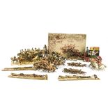 A Raphael Tuck & Sons The British Army boxed set of scraps, six sets of three-dimensional cavalry