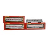Tri-ang-Hornby 00 Gauge Transcontinental Budd Railcar and Boxed CPRail Coaching Stock, including