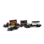 Boxed VB (France) H0 Gauge 3-rail SNCF Freight Stock, all flat wagons with vehicle loads including