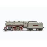 A Modern Lionel Standard Gauge 3-rail No 1-384E 2-4-0 Traditional Steam Locomotive and Tender, in