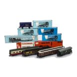 Märklin Liliput and Other H0 Gauge 2- and 3-rail Continental Rolling Stock, including 3 Märklin 4-