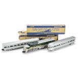 American S Gauge 2-rail Diesel Locomotive and Coach by American Flyer (Gilbert), comprising Co-Co