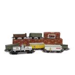 Early 1950s Märklin H0 Gauge 3-rail ref 334 Tank Wagons 324 Vans and Others, including boxed 334.1