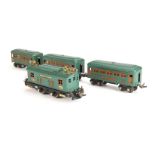 An 0 Gauge 3-rail No 253 Electric Locomotive and Train by Lionel, comprising 4-wheel no 253 electric