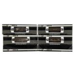 American 0 Gauge 3-rail Extruded ‘Classic Steel’ Coaching Stock by K-Line, a rake of 6 cars in
