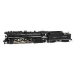 A Nickel Plate Products (KMT) H0 Gauge Boston & Albany Class A1b 2-8-4 Steam Locomotive and