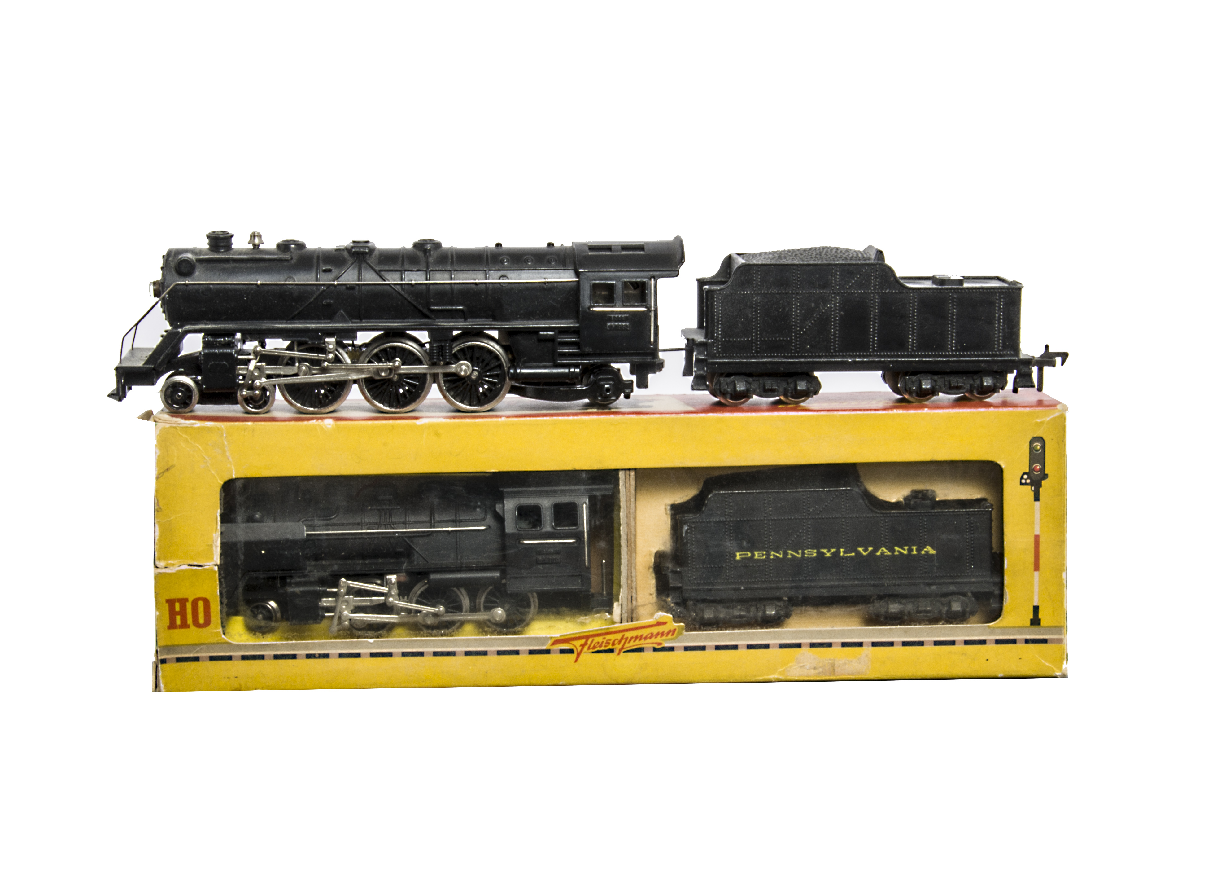 Fleischmann H0 Gauge American Steam Locomotives, comprising ref 1355, a 2-6-0 with cabside number 24