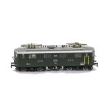 A HAG H0 Gauge 3-rail Swiss Re4/4 Serie 1 Electric Locomotive, ref 225, a 3-rail AC version in SBB/