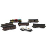 Unboxed VB (France) H0 Gauge 3-rail SNCF Freight Stock, all bogie wagons, including a car