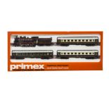 A Märklin /Primex H0 Gauge 3-rail ‘Orient Express’ Train Pack, ref 2701, with brown SNCF 4-6-0