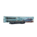 A Märklin H0 Gauge 3-rail 3051 NS Electric Locomotive and Coaching Stock, a Co-Co finished in