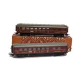 Märklin H0 Gauge 3-rail Post-war ref 346 DSG Coaching Stock, comprising one boxed Schlafwagen ref