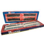 Rivarossi H0 Gauge American Coaching Stock, comprising a 4-car set ref 2973 in ‘American Railroads