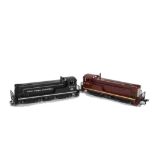 Uncommon Fleischmann H0 Gauge American 1340 Diesel Switcher Locomotives, one in NYC black with