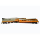 A Modern ‘JAD Lines’ Standard Gauge 3-rail ‘Hiawatha’ Streamlined 4-4-2 Locomotive and Tender, by
