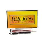 American 0 Gauge 3-rail E-8 Diesel Locomotive Set by Rail-King (MTH), in Rock Island ‘The Rocket’