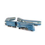 An 0 Gauge 3-rail No 265-E Steam Locomotive and Articulated Train by Lionel, comprising 2-4-2