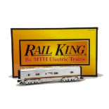 American 0 Gauge 3-rail E-3 Diesel Locomotive Set by Rail-King (MTH), in Santa Fe ‘Warbonnet’ red/