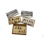 A Märklin H0 Gauge Figure sets 0201 and 0202 and Another, in original boxes, set 0201 with