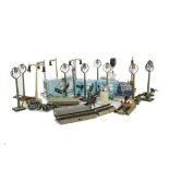 A Group of Märklin H0 Gauge Signals Lamps and Other Accessories, some in original boxes, 2 Signal-