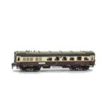 A Darstaed -style 0 Gauge 3-rail Tinplate DR Mitropa ‘Rheingold’ Coach, ref 807-175, a 1st class