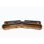A Rake of 5 Modern Repro TCA-Special Standard Gauge 3-rail Coaches, all special editions by Model