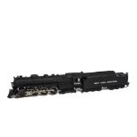 A Tenshodo H0 Gauge New York Central 4-6-4 ‘Hudson’ Steam Locomotive and Tender, in NYC black with