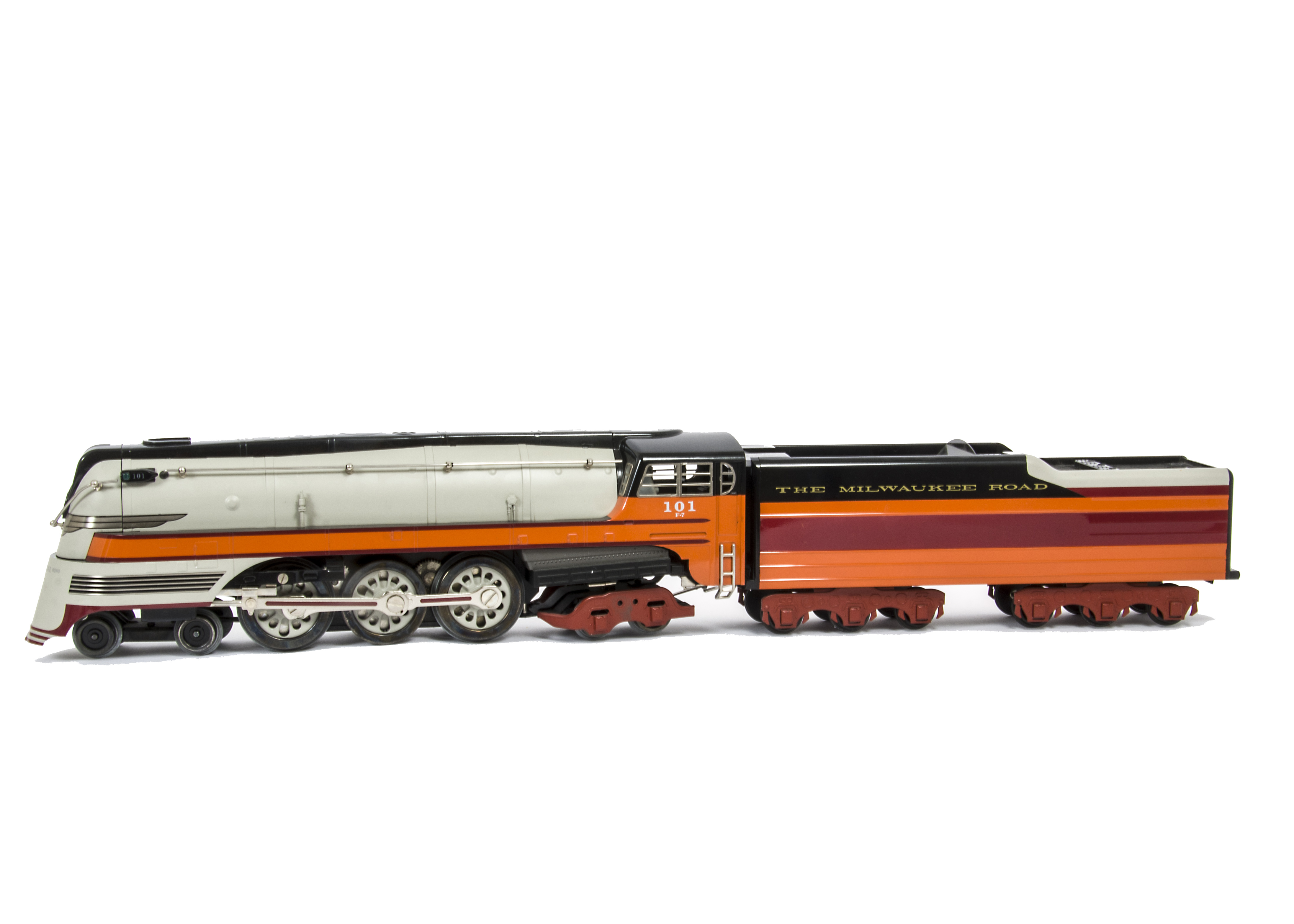 A Modern Lionel Standard Gauge 3-rail ‘Hiawatha’ Streamlined 4-6-4 Locomotive and Tender, ref 71-