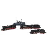 Four Unboxed Fleischmann H0 Gauge German and French Locomotives, comprising DB class 03-1361, a 4-