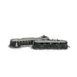 Unboxed HAG H0 Gauge 3-rail Swiss Ae 6/6 Locomotive and BFe4/4 Electric Motor Coach, both 3-rail