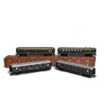 Märklin H0 Gauge 3-rail Post-war ref 346 DB and Wagons-Lits Coaching Stock, comprising boxed W-L