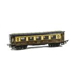 Another 0 Gauge 3-rail ‘CIWL’ (Wagons-Lits) Tinprinted Pullman Car by JEP, in CIWL brown and cream