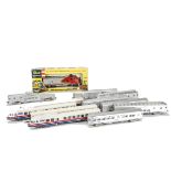 American H0 Gauge Trains by Revell Jouef and Others, including Revell F7 diesel A unit, boxed, in