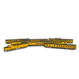 Katsumi or similar H0 Gauge Union Pacific Alco PA-1 2-part Diesel Locomotive and Coaching Stock,