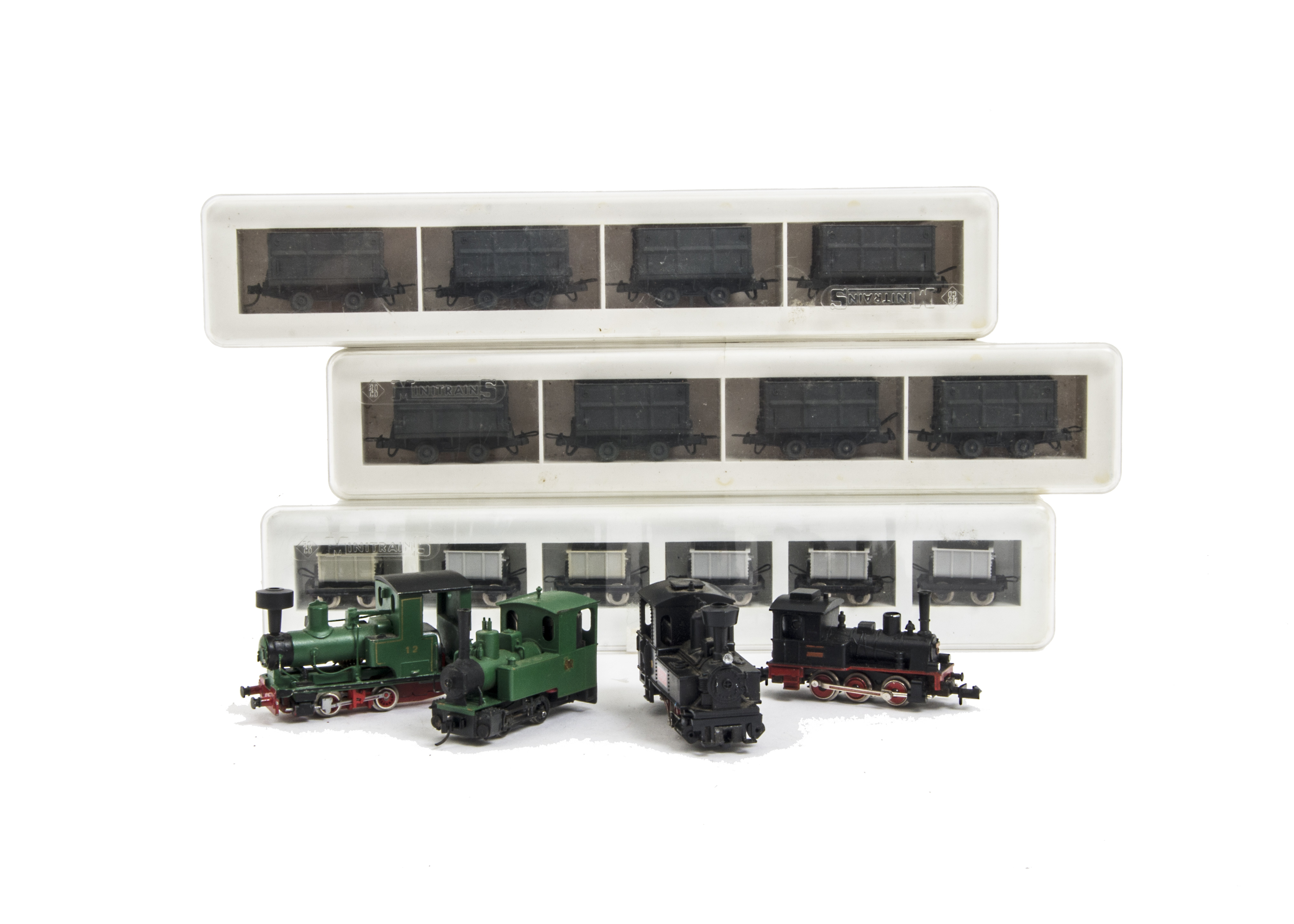 RoCo and other makers 009 Gauge Locomotives and Rolling stock, Roco black 0-6-0 No 9 ‘Eagle’,