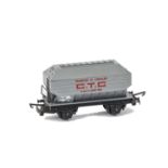 Tri-ang TT Gauge Continental CT571 SNCF CTC Wagon, in grey, unboxed VG