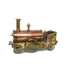 A Large Floor-running 2-2-2 Steam Tank Locomotive by Stevens Model Dockyard or similar, gauge