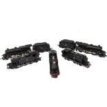 Lima 00 Gauge BR black Steam Locomotives, unboxed, 2-6-0 42760 and 42700 Locomotives and Tenders,