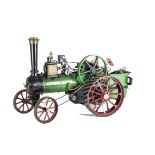 A Scratch-built 1½” scale Live Steam Burrell Agricultural Traction Engine, with single cylinder,