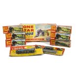 Lone Star 000 Gauge pushalong Trains, including Locos, Coaches, Trucks, Track and Stations in