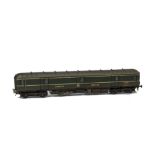 Heljan 00 Gauge Class 128 DMU Parcels Service, in BR green weathered version with speed whiskers