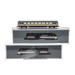 Graham Farish N Gauge Inter-City 3-Car Unit, comprising Power, Trailer and centre coach, in grey and