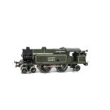 A Hornby 0 Gauge Clockwork No 2 Special Tank Locomotive, in SR green as no 2091, overall G, bogie