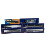 Roco H0 Gauge 62399 BLSRe 465 Diesel Locomotive and SBB Coaches, Locomotive in BLS blue and white