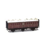 00 Gauge kitbuilt Glasgow and South Western Railway 6-wheel TPO Mail Coach No 3A, built and